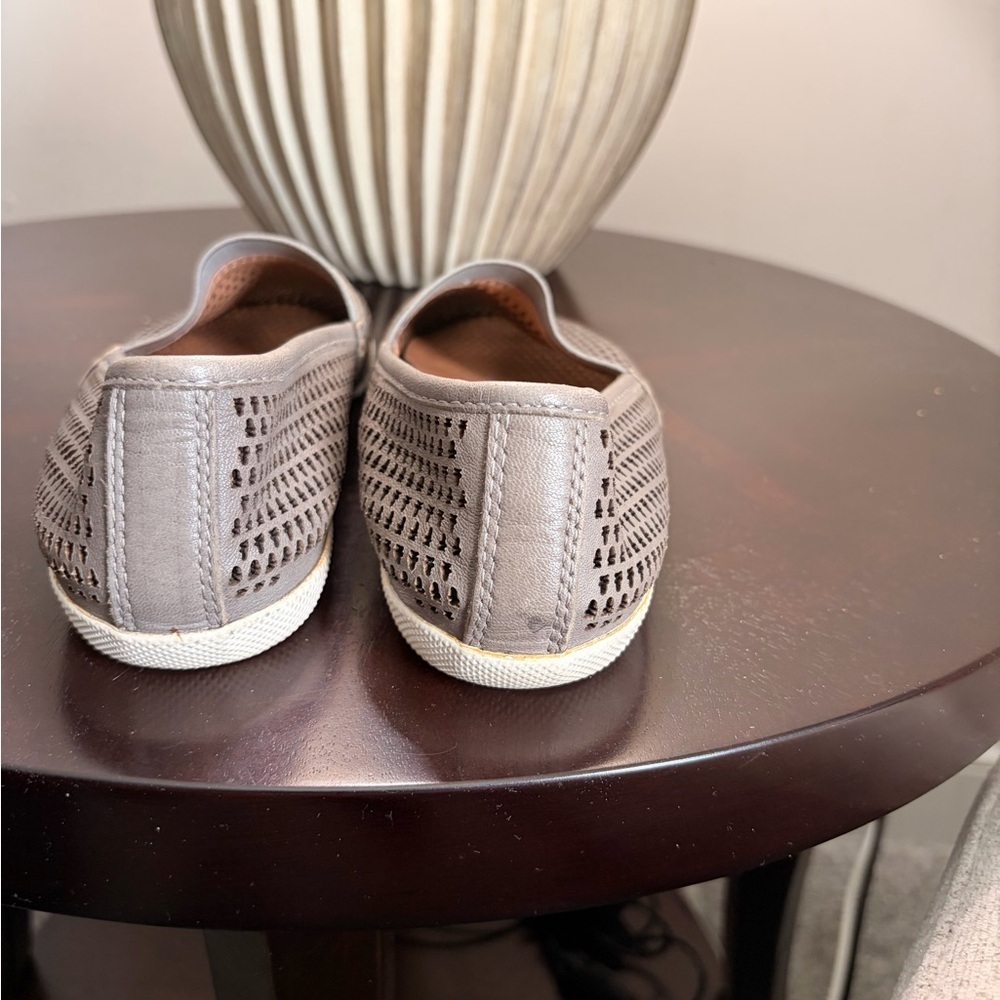 Frye Women's Taupe Perforated Loafers - Picture 3 of 3